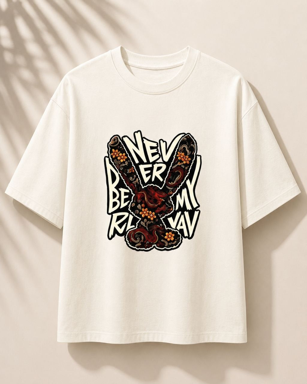 REBEL Rabbit Premium Oversized Tee