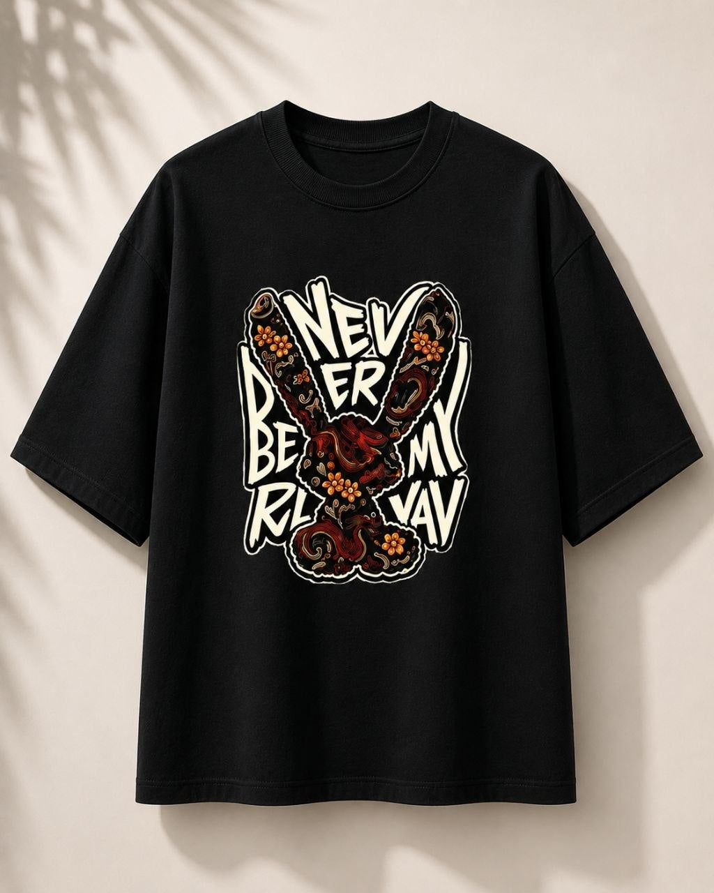 REBEL Rabbit Premium Oversized Tee
