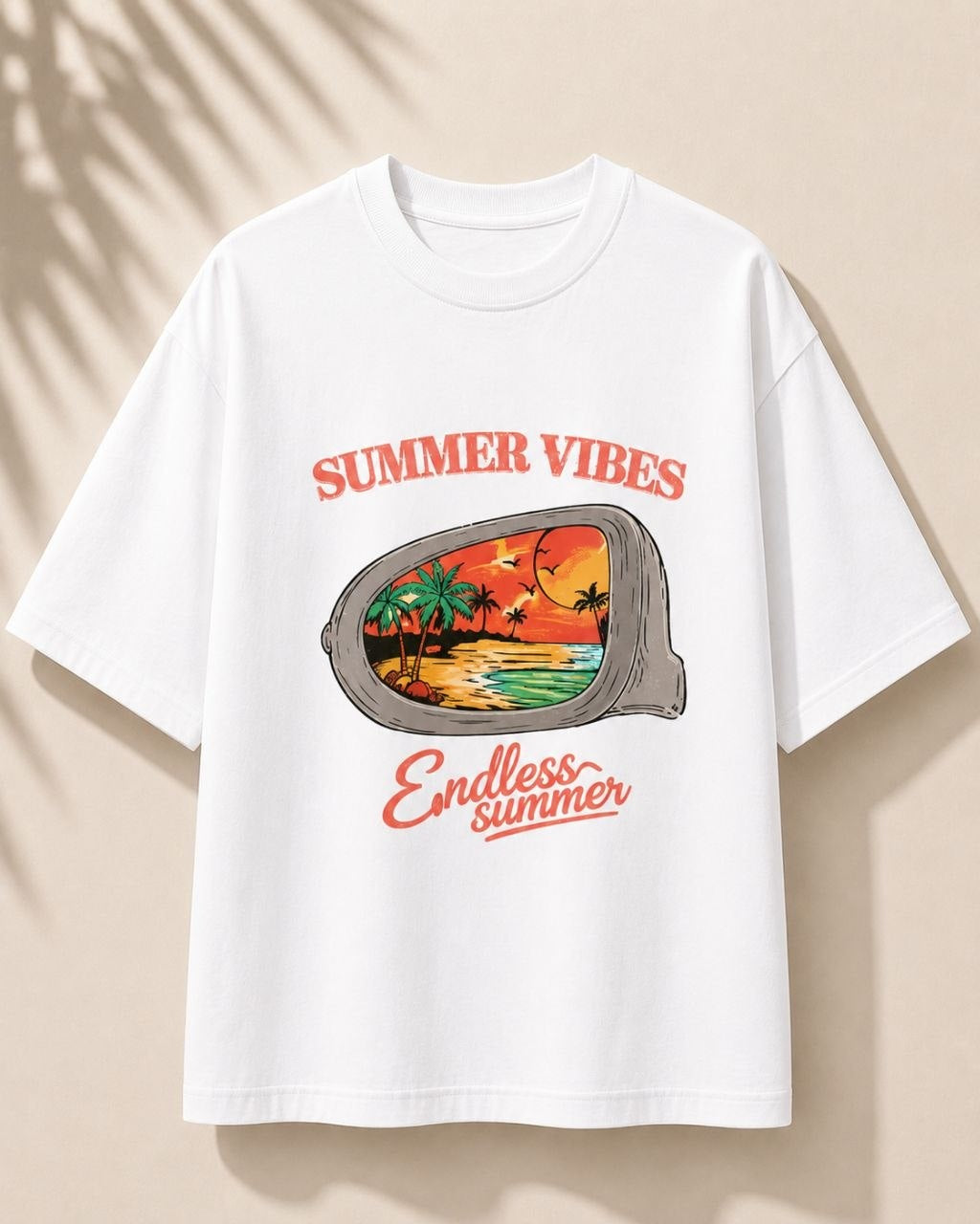 Endless Summer Vibes Oversized Graphic Tee