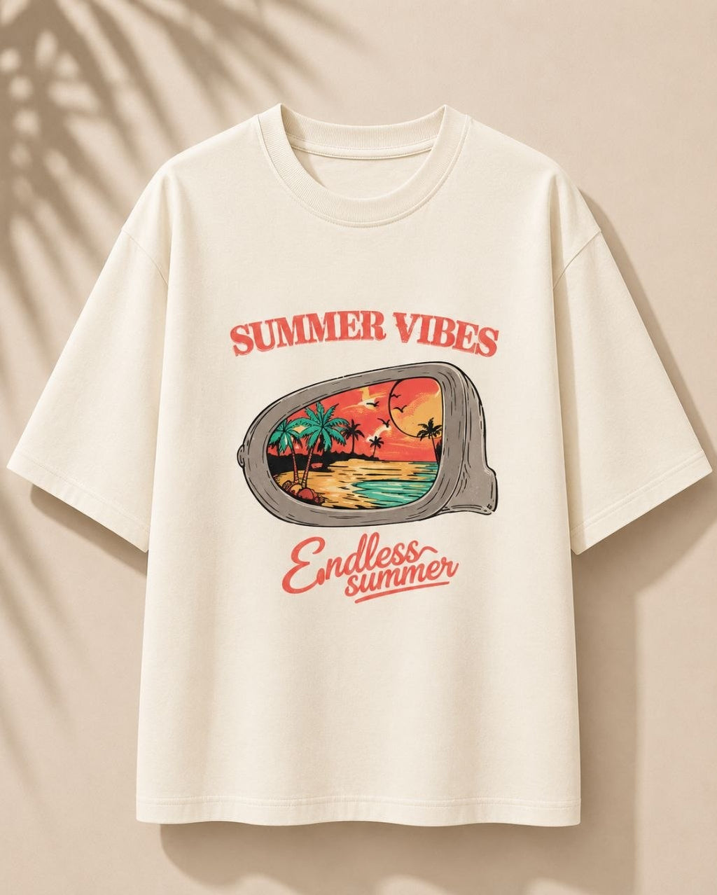 Endless Summer Vibes Oversized Graphic Tee
