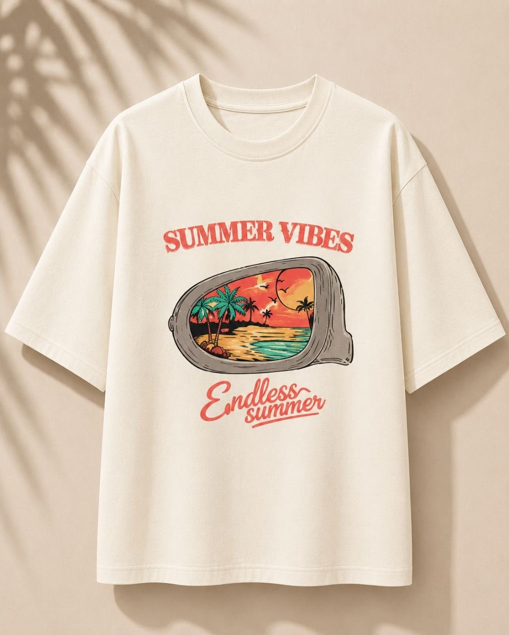 Endless Summer Vibes Oversized Graphic Tee