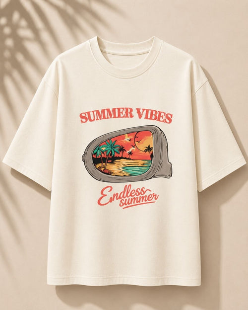 Endless Summer Vibes Oversized Graphic Tee