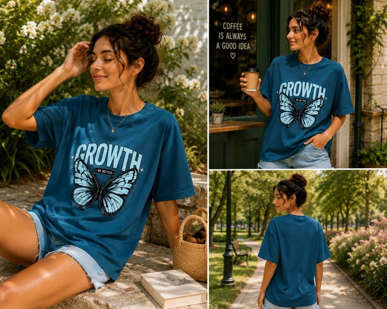 Growth Be Better Premium Oversized Tee