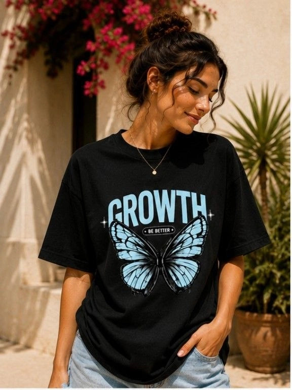 Growth Be Better Premium Oversized Tee