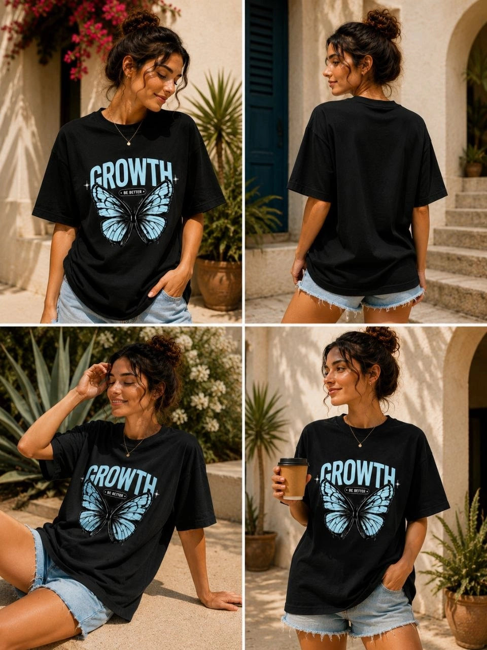 Growth Be Better Premium Oversized Tee