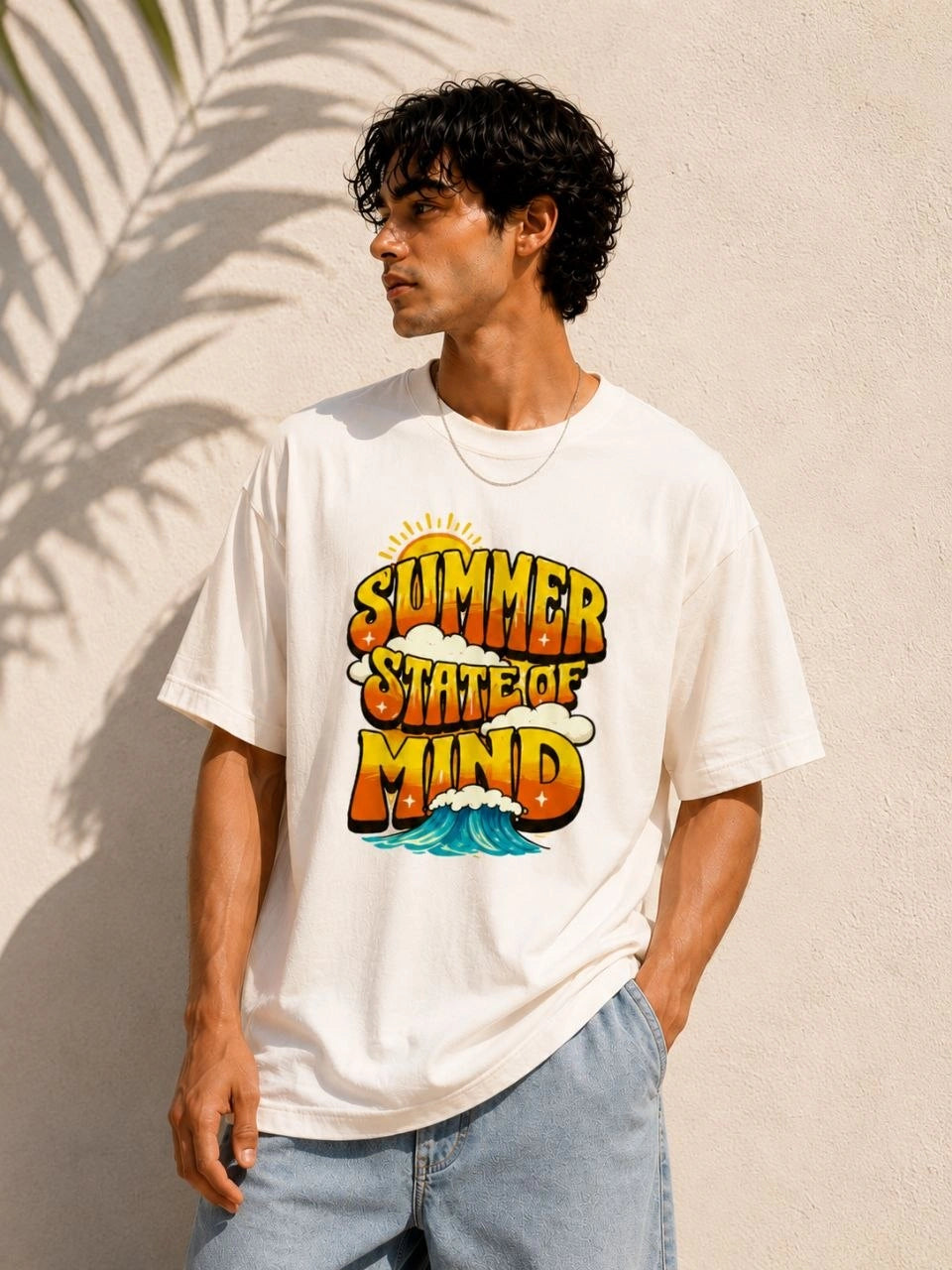 Summer State Of Mind Premium Oversized Tee